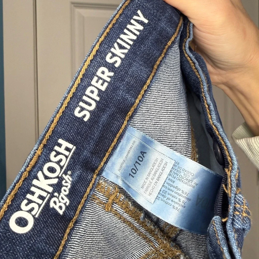 OshKosh Bgosh‎ Kids Super Skinny Jeans Dark Wash Size 10